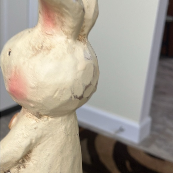 VINTAGE JIM SHORE TALL RABBIT ON EGG ENESCO HEARTWOOD CREEK COLLECTION  c2001 - Picture 7 of 16